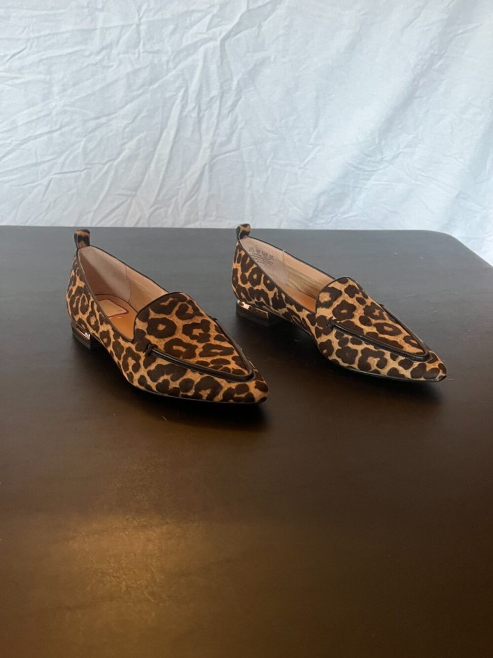 Franco Sarto Size 8.5M Leopard Print Heels